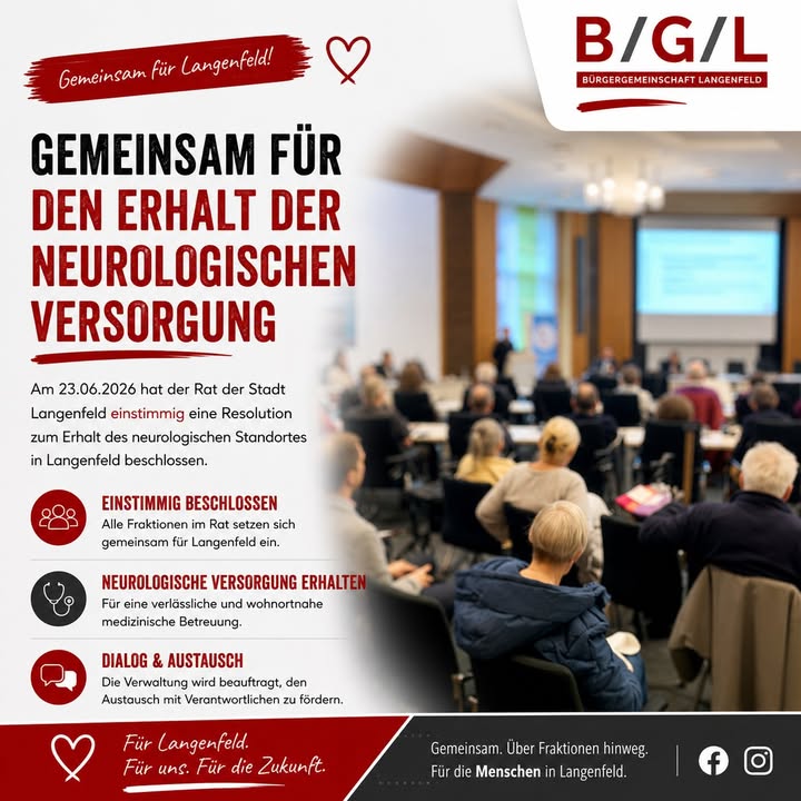 Am Dienstagabend, den 23.06.2026, hat der Rat der Stadt Langenfeld…
