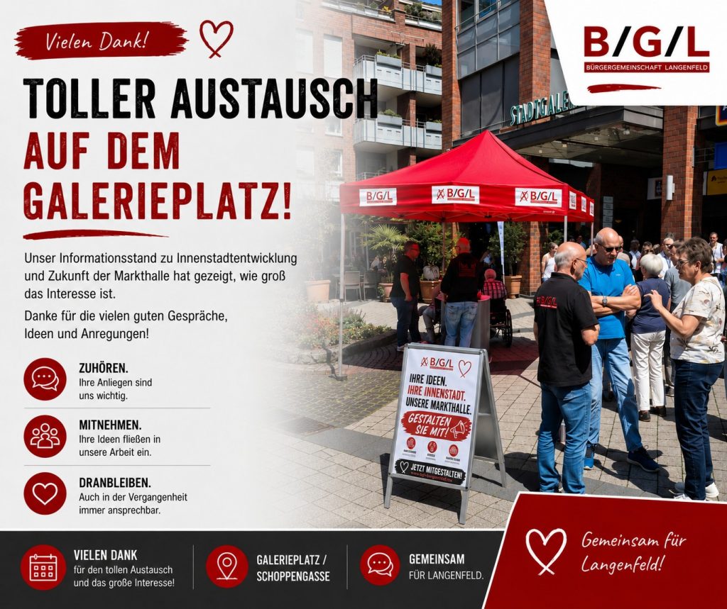 Bürgergemeinschaft Langenfeld – B/G/L is at Langenfeld Rheinl.