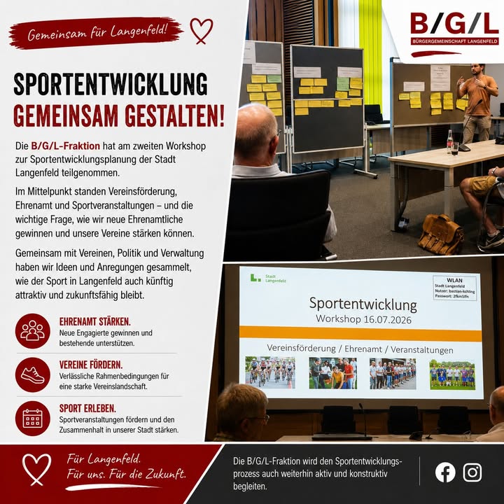 Sport verbindet Generationen – deshalb gestalten wir seine Zukunft aktiv mit. ⚽🏀🏊