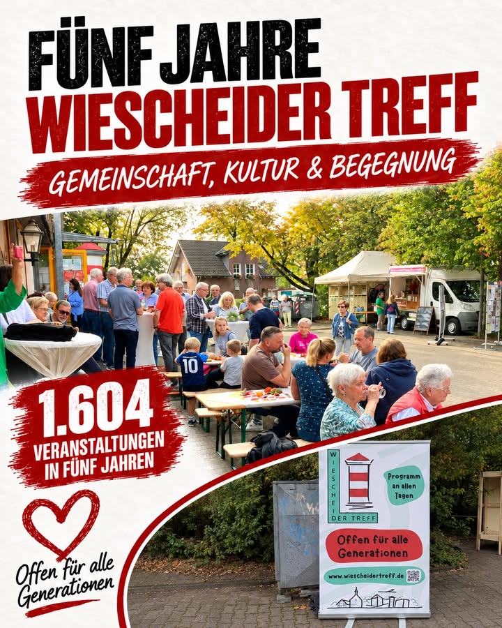 Am 25.09.2026 waren beim fünfjährigen Jubiläum des Wiescheider Treffs zu Gast.