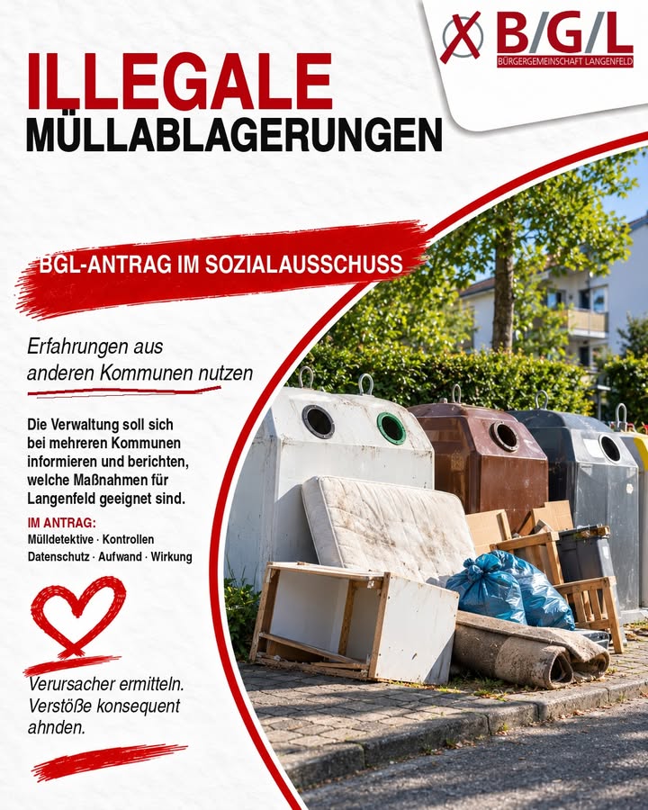 Illegale Müllablagerungen nerven. Und für die Beseitigung zahlen am Ende wir alle. 🗑️