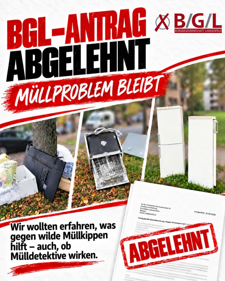 🗑️ Wilde Müllkippen in Langenfeld – gemeinsam gegen illegale Müllentsorgung!