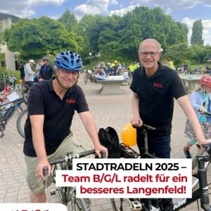 STADTRADELN 2025 – Team B/G/L radelt für ein besseres Langenfeld!