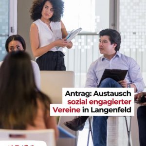 Antrag: Austausch sozial engagierter Vereine in Langenfeld