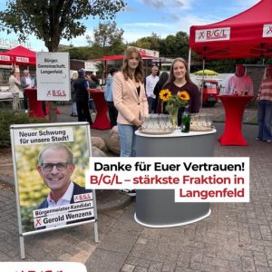Danke für dieses großartige Vertrauen!