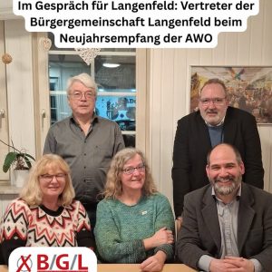 Gerne sind wir als Bürgergemeinschaft Langenfeld am 22. Januar der…