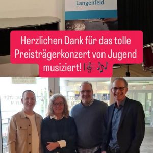 Wir waren heute als B/G/L-Fraktion beim Preisträgerkonzert „Jugend musiziert“ in…