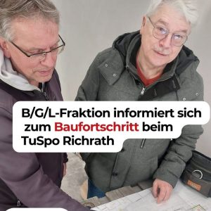 Heute waren unsere beiden Vertreter der B/G/L-Fraktion, Detlef Jakob als…