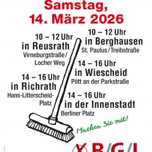 Am 14. März findet wieder der Dreck-weg-Tag in Langenfeld statt. 🧹