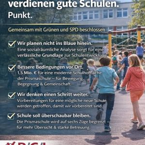 Unsere Kinder verdienen gute Schulen. Punkt.