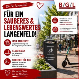 Sicherheit, Ordnung und vor allem Sauberkeit sind wichtige Themen für…