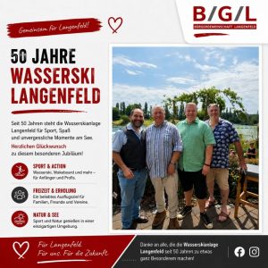 50 Jahre Wasserski Langenfeld – herzlichen Glückwunsch! 🎉