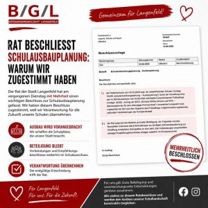 📚 Prisma-Ausbau: Planungssicherheit für unsere Schulen