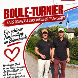 Am Sonntag waren wir beim traditionellen Boule-Turnier der Langenfelder Ratsfraktionen…