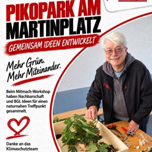 Der Martinplatz soll ein PikoPark werden: mit mehr Grün, blühenden…