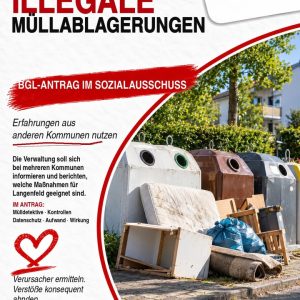 Illegale Müllablagerungen nerven. Und für die Beseitigung zahlen am Ende wir alle. 🗑️
